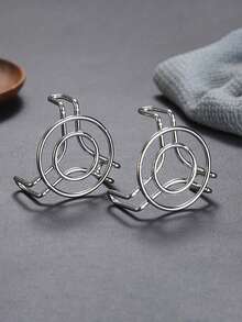 Rak Kukus Mini Stainless Steel 2 Inci, Cocok untuk Panci Sehat dan Panci Rumah Tangga Kecil, Dapat Mengukus Porsi Makanan Kecil, Portabel untuk Penggunaan di Luar Ruangan - MultiWarna - View 5