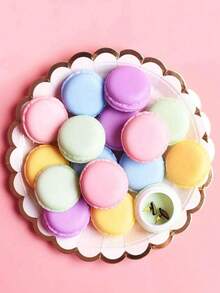 10pcs Mini Macaron Gift Boxes, Jewelry Storage Boxes, Colorful Mini Macaron Wedding Graduation Mother's Day Birthday Party Favors, For Earrings Necklaces Travel (Random Colors) - One Size Fits All - View 8