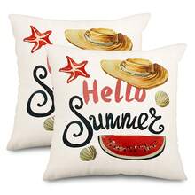 Spring And Summer Pillowcase, Mustard Yellow Floral Pattern, Decorative, Suitable For Outdoor Use, Square, Suitable For Sofa, Bed, Sofa Single Side Without Pillow Core - Multicolor - View 8