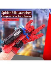 1pc Latest Spider Web Shooter Hero Web Slinger Glove Toy, Perfect Gift For Teenagers - Birthday, Holiday, Halloween, Christmas, Gamer, Easter - Multicolor - View 5