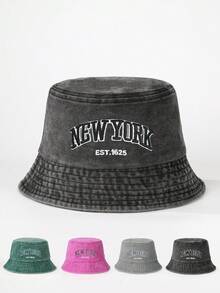 1pc Unisex Outdoor Embroidered "New York" Adjustable Baseball Cap, Sun Protection, Casual, Suitable For Spring/Fall Travel, Beach, Suitable For Men & Women, Y2K Style - Baseball Cap - View 23
