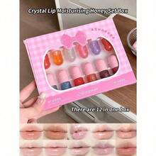 SHAQINUO 12 Piece Transparent Moisturizing Lip Gloss Set, Moisturizing, Long Hair, Non Stick Lipstick, Plump, Lip Liner Fade, Color Changing Lipstick - Multicolor - 查看 9