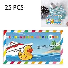Bộ 25/50 thiệp chúc mừng vui nhộn, thiệp sáng tạo, thiệp chúc mừng, thích hợp cho các bữa tiệc, dã ngoại, v.v., thiết kế tinh tế, tông màu xanh tươi mát mang lại sức sống thị giác. - A - Xem 7