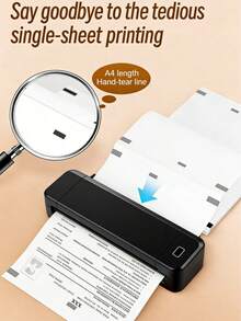 Giấy in nhiệt A4 khô nhanh, độ phân giải cao, giấy in hình xăm cho văn phòng, in ảnh, PDF, tài liệu A4 cho trường học. - Xem 3