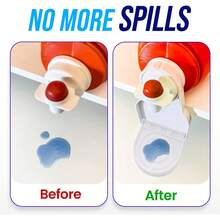 Laundry Detergent Cup Holder Drip Catcher Organizer Clip Tight On Laundry Bottle Spouts, No More Leaks Or Mess With Detergent And Fabric Softener In Laundry Room, Random Colour - Random Color - View 3