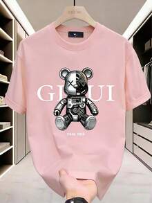 GucciS Modern Elegant And Timeless Classic USA-Shirt-LeeS/DiorSSNew Casual-Shirts Men And WomenUnisex Casual-Shirts - 淺粉色 - 查看 1