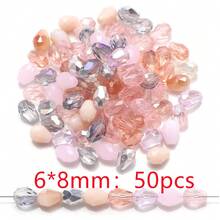 50 hạt/gói, hạt thủy tinh hình giọt nước lỗ giữa 6*8mm, nhiều màu sắc, nguyên liệu làm trang sức DIY phù hợp cho giày dép, quần áo, mũ, túi xách, phụ kiện, mũ đội đầu, dây đeo eo, móc khóa, mặt dây chuyền điện thoại, v.v. - Giọt nước lỗ vừa 6*8 mm (50 cái) - Xem 19