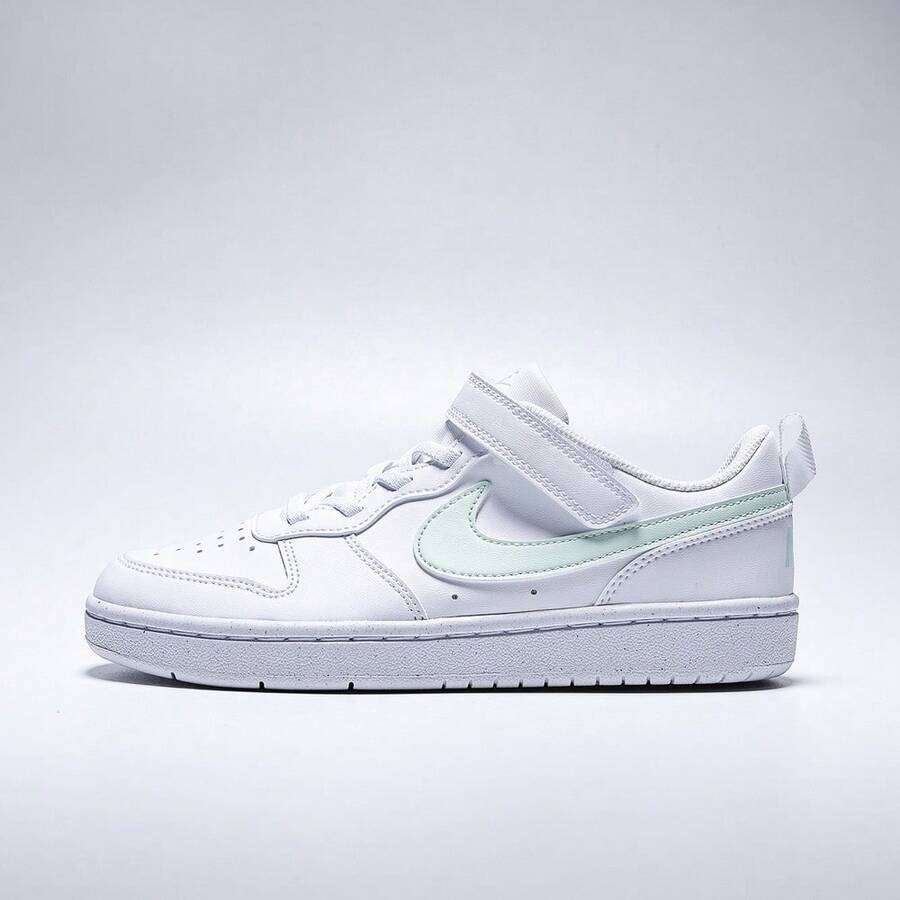 Nike 幼儿 COURT BOROUGH LOW RECRAFT (PS) 休闲低帮运动鞋 DV5457-138 - 白色 - 查看 1