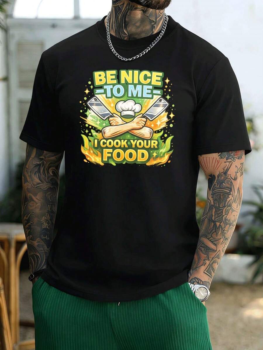 Men T-Shirts - Black - View 1