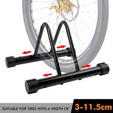 Adjustable Bike Bicycle Parking Floor Rack Stand - Black - View 1