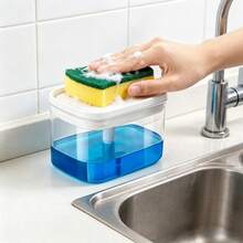 Premium diskmedelsdispenser - Högkvalitativ diskmedelsdispenser för köksbänkskivor, diskmaskin - A - Visa 3