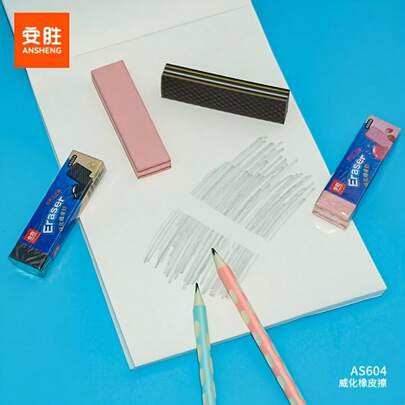 Creative & Interesting Shaped Drawing Erasers, Student Exam Answer Sheet Erasers, Back To School Essential Gift