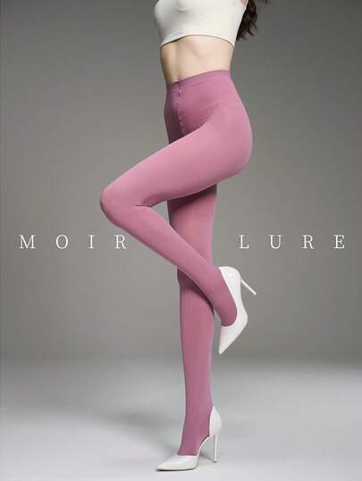 1双女士高腰塑形连裤袜 - 通勤必备，时尚显瘦。舒适耐穿，优雅时尚。