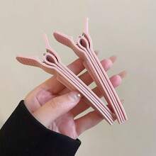 Styling Hair Clips, Suitable For Shaping, Sectioning, Hair Salon, Trimming, Thinning Hair, DIY Hair Accessories, Volumizing Clips (For Hair Roots), Creating Soft Waves. Non-Slip Braided Hair Clips (For Thin Hair). Clips For Positioning Hair Sections. - Multicolor - View 13