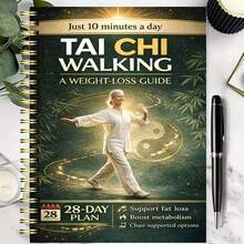 Tai Chi Practice Book Suitable For Elderly And Beginners - Spiral Bound, Includes Progressive Daily Exercises, Gentle Fitness Routines, Training And Practice, Step-By-Step Tai Chi Guide - A - View 12