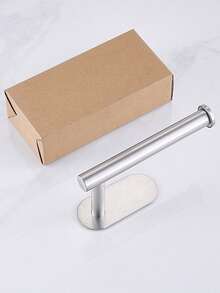 Stainless Steel Tissue Paper Holder, Bathroom Toilet Paper Rack, Adhesive Tissue Dispenser, Bathroom Roll Paper Holder - View 10