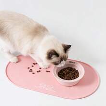 shuo ni mao yi 新款宠物硅胶喂食垫，硅胶猫狗碗垫，易清洁防溢宠物喂食垫 - 查看 5