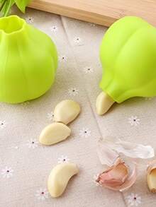 1pc Silicone Garlic Peeler, Ideal For Kitchen Use, Simple, Convenient, Fast, Easy To Clean, Portable Garlic Peeler Suitable For Outdoor Travel - View 4