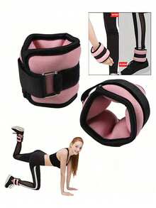 Adjustable Ankle & Wrist Weighted Strap, With Loop Design, Effective For Calorie Burning, Improving Balance And Leg/Arm Strength, Suitable For Men And Women, For Workout, Training, Walking, Running, Yoga, Fitness, Etc. - Multicolor - View 9