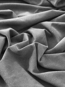 1pc Solid Color Elastic Sofa Seat Cushion Cover, Modern Minimalist Polyester High Elasticity Dust-Proof Sofa Slipcover, Suitable For All Seasons, Summer Casual Garden Patio Rattan Sofa Seat Pad Protector - Dark Grey - View 9