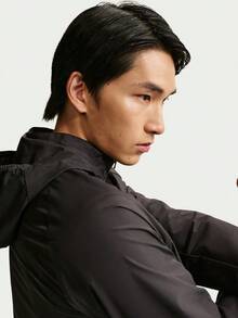 Áo khoác chạy bộ chống thấm nước Nike Miler Repel dành cho nam, áo khoác bảo vệ da khỏi ánh nắng mặt trời IF2370-010 - màu đen - Xem 3