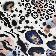 Printed Crepe Fabric 95% Polyester 5% Elastane - 17 - View 1