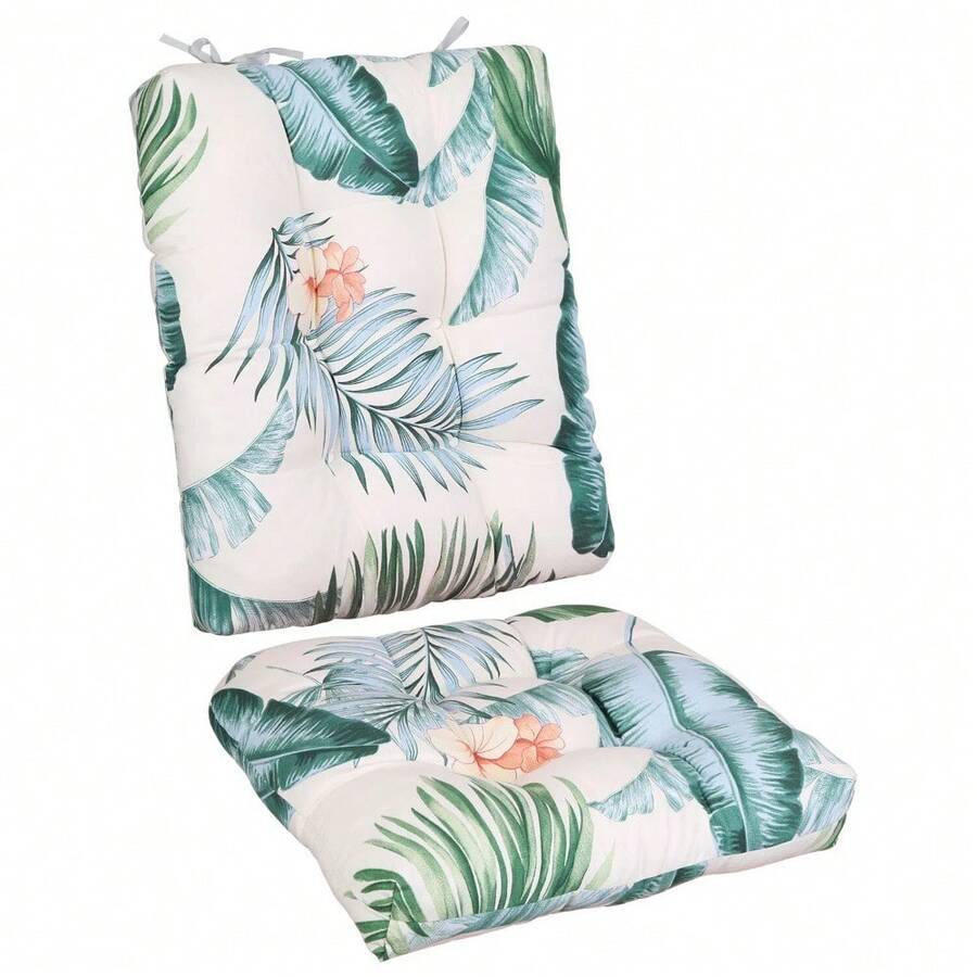 Rocking Chair Cushion Seat Cushions Home Collection Rocking Chair Cushions Pads -- Beige Leaf - As Pic - View 1