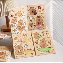 Bộ 4 cuốn sổ tay lò xo hình chuột lang nước hoạt hình, sổ tay kẻ dòng khổ A5, văn phòng phẩm chất lượng cao, bán sỉ. - Hình chữ nhật - Xem 10