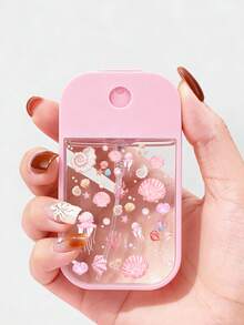 New Transparent PET Spray Bottle With Seashell & Starfish Pattern, Suitable For Perfume, Makeup Remover, Toner, And Moisturizer - Multicolor - View 4