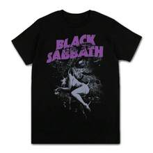 Black Metal Rock Band Graphic T-Shirt Men Women Fashion Casual Short Sleeve Plus Size Unisex For Summer Outings 62474 - 黑色 - 查看 1