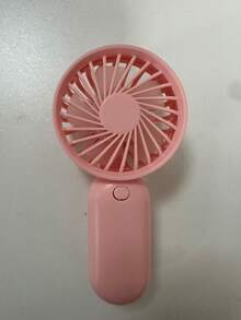 便携式手持化妆风扇 化妆定妆工具 女士夏季降温器 宿舍专用静音台式迷你电风扇 - 彩色 - 查看 9