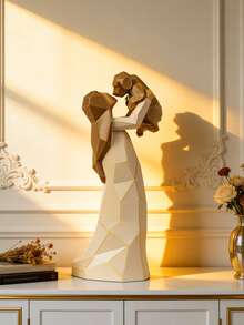 Resin Woven Rabbit Figurine Set (With White Ribbon) - Adorable Rabbit Design, Suitable For Placing On Living Room Shelves, Patio Tables, And Vanity, Creating A Warm And Charming Atmosphere, A Fashionable Indoor And Outdoor Decorative Accessory. Easter Decor, Easter Gift - 1PC - View 11
