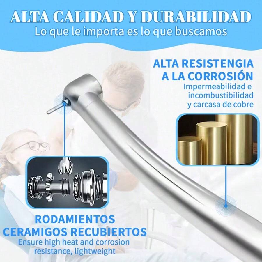Pulsovital Ma10 Resistente a la corrosión Escalador de aire ultrasónico de doble orificio Silencioso ultrasonido Dental - Ver 1