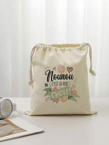 VOESETO 1 Chiếc Túi Đuốc Dây Rút In Hình Cảm Ơn Nounou Túi Đuốc Du Lịch Có Dây Rút Dùng Cho Máy Sấy Tóc Hộp Đuốc Dụng Cụ Sấy Tóc Hộp Đuốc Máy Sấy Tóc Hộp Đuốc Trang Sức Hộp Đuốc Dụng Cụ Sấy Tóc - Nhiều màu - Xem 5