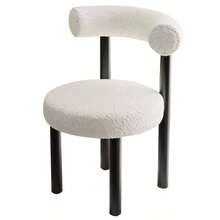 Makeup Vanity Chair,Soft Padded Seat With Backrest, Modern Bedroom Dressing Chair Make Up Stool Home Decor - Black - View 9