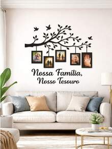 Painel de Fotos Família - Decoração Afetiva para quarto e sala - 1PC - Visão 7