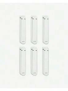 Nike Dri Fit 6 件装中高帮 - 白色 - 查看 3