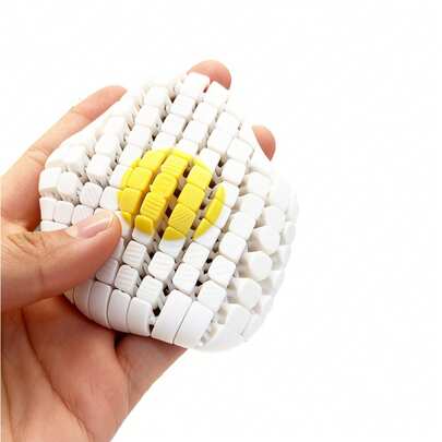 3D Printed Movable Joints Fried Egg Pop Fidget Desktop Creative Decor Gift