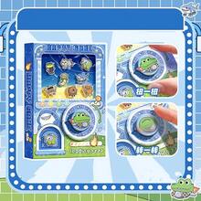 80页精美插画笔记本，附赠8张亚克力贴纸，全新扭扭胶囊笔记本，可爱卡通苹果猫图案，可作日记本、计划本——最佳返校礼物 - 彩色 - 查看 11