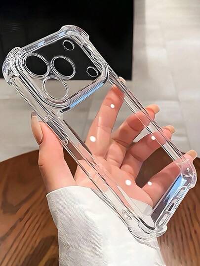 MIGAE Clear Transparent TPU Protective Case, Suitable For IPhone 17 Pro Max/17/17 Pro/17 Air/16 Pro Max/16e/16 Pro/16/15 Pro/15 Pro Max/15/13/14/11/14 Pro/14 Pro Max/14 Plus/15 Plus/7g/8g/7 Plus/X/Xs/Xr/Xs Max, Shockproof, Scratch-Resistant, Crystal Clear, Perfect Gift For Anniversary, Birthday, Daily Use