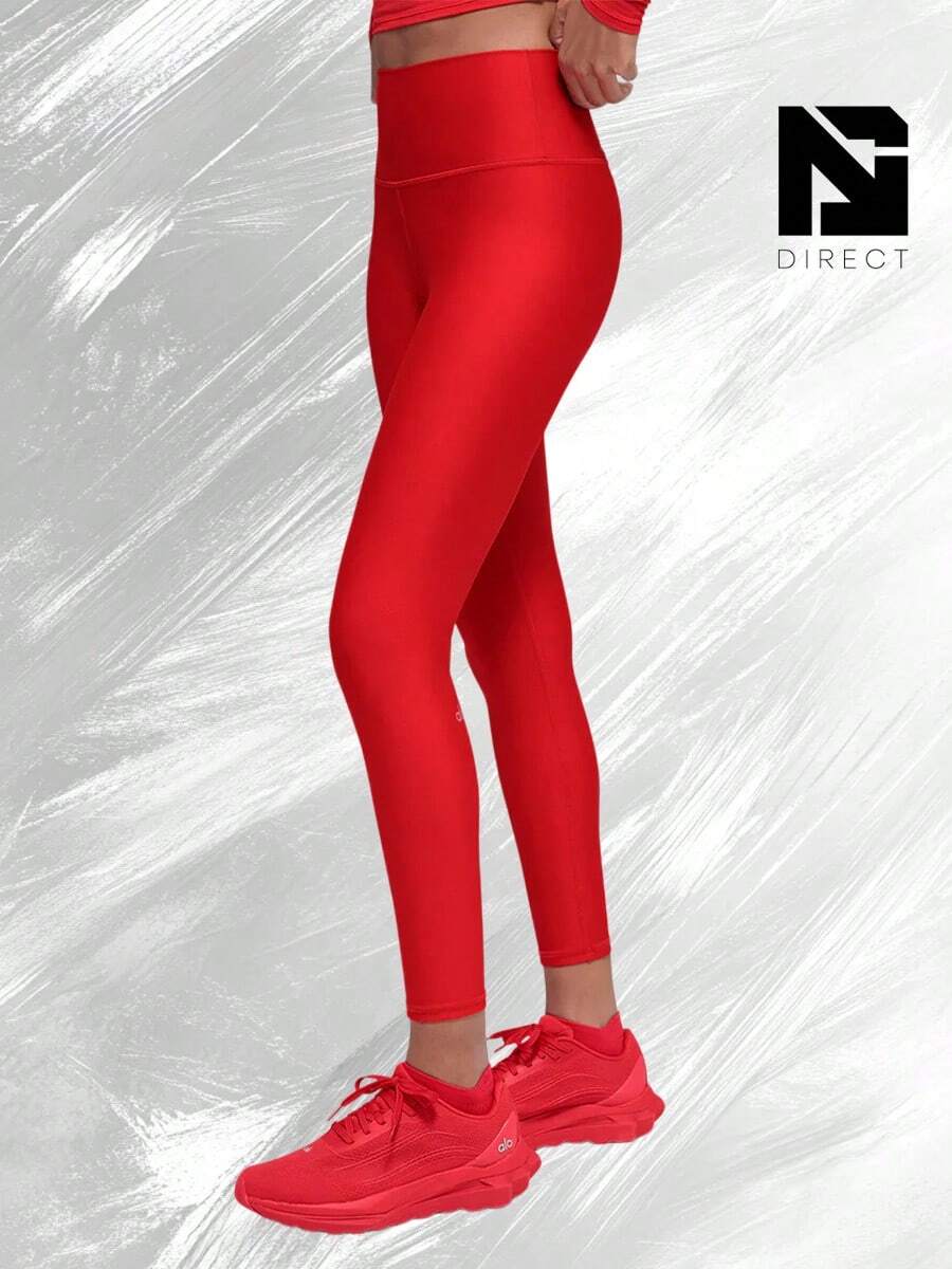7/8 High-Waist Airlift Legging - Bright Red - View 1