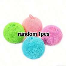 New Nee Doh Plush Color Changing Squeeze Ball, Cute Stress Relief Mochi Squishy Toy, Soft Squeezing Fidget Sensory Toy - Birthday Gift, Holiday Gift, Perfect Present - Nhiều màu - Xem 7