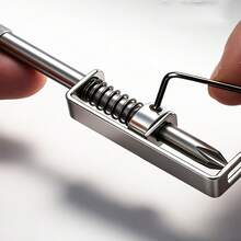 Kẹp giữ mũi vít lò xo, kẹp giữ mũi vít chống rơi, thao tác bằng một tay, dụng cụ sửa chữa vít đa năng dành cho thợ điện, thợ máy và người tự sửa chữa nhà cửa. - Nhiều kiểu dáng - Xem 9