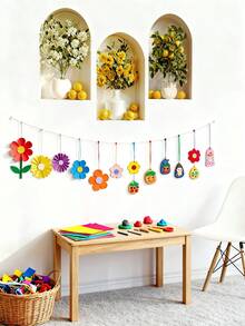 Zitronen Blumen und Mondsichel Vogelnest Musiknoten Wandaufkleber, abnehmbare Wandkunst Aufkleber, geeignet für Wohnzimmer Dekoration, Kinderzimmer Dekoration, Kinderzimmer Dekoration, Babyzimmer Dekoration für Baby Mädchen und Jungen, süße Mädchen Zimmer Dekoration, Kleinkind Zimmer Dekoration, Heim Dekoration, Haus Dekoration, Zimmer Dekoration, Wanddekoration, Büro Dekoration - Verschiedenfarbig - Übersicht 7