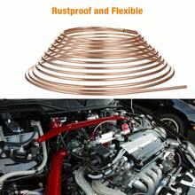 2Pcs 25ft 3/16" Kunifer Copper Nickel Brake Pipe Line Roll Tube Hose - A - Ver 5
