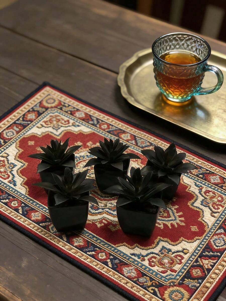 1/3/5 cây mọng nước nhân tạo trong chậu nhỏ - Thích hợp cho gia đình, văn phòng, bàn làm việc, phòng tắm, phòng ngủ, quà tặng trang trí sân vườn, sinh nhật, tốt nghiệp, trang trí sân vườn, cây ngoài trời, làm vườn, hoa giả