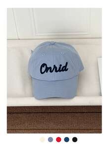 Spring New Arrival Letter Patch Soft Top Casual Versatile Baseball Cap, Street Peaked Hat - Multicolor - View 6