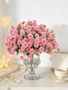 1/3 Stücke künstliche Seide Nelke Brautstrauß, künstliche Pflanze Raumdekoration, Herbstdekoration, künstliche Blume Garten Herbstdekoration Mittelstück Ornament Vase Heimdekoration Neujahrs Dekoration, Outdoor Garten Hochzeitsstrauß Wohnzimmer DIY Süßigkeitenbox Blumenkranz künstliche Pflanze Wohnkultur, Valentinstag, Geschenke - Pink - Übersicht 6