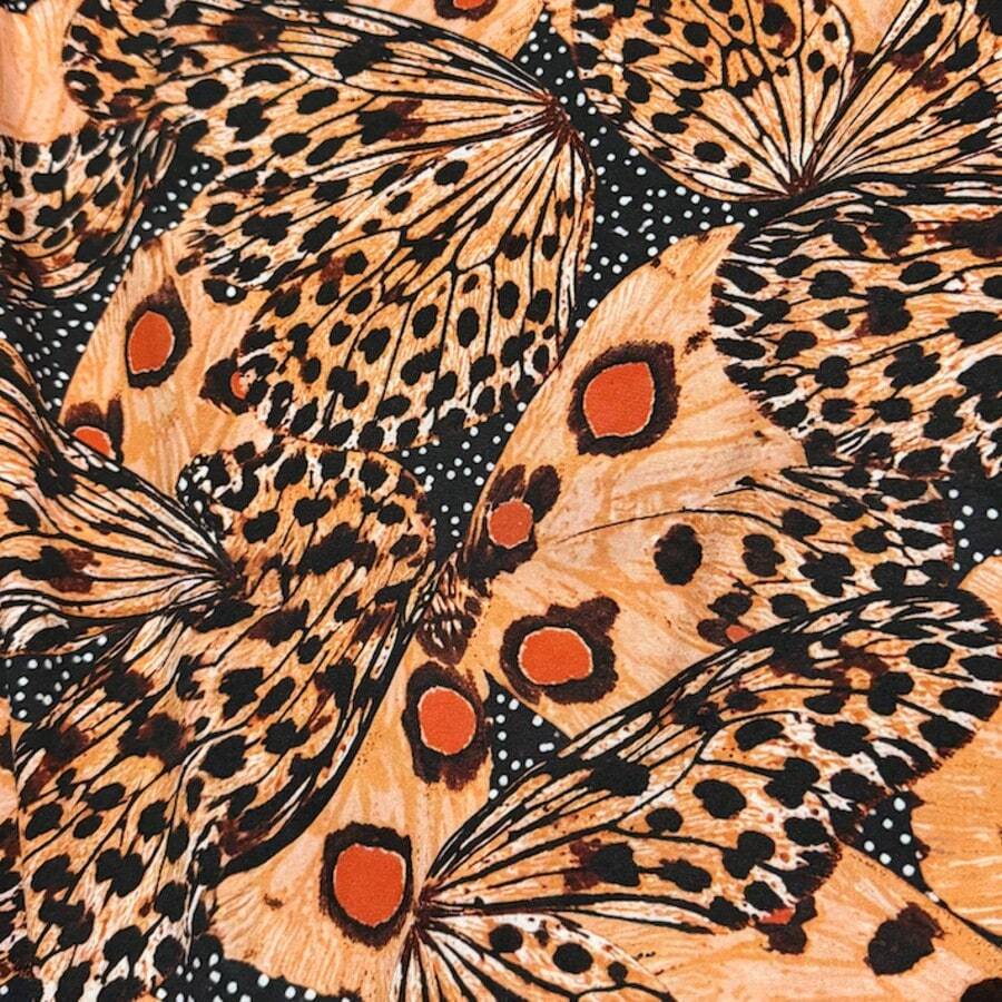 Printed Crepe Fabric 95% Polyester 5% Elastane - 36 - View 1