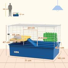 PawHut Jaulas y corrales para animales pequeños - 71x46x47 centímetros - Ver 7